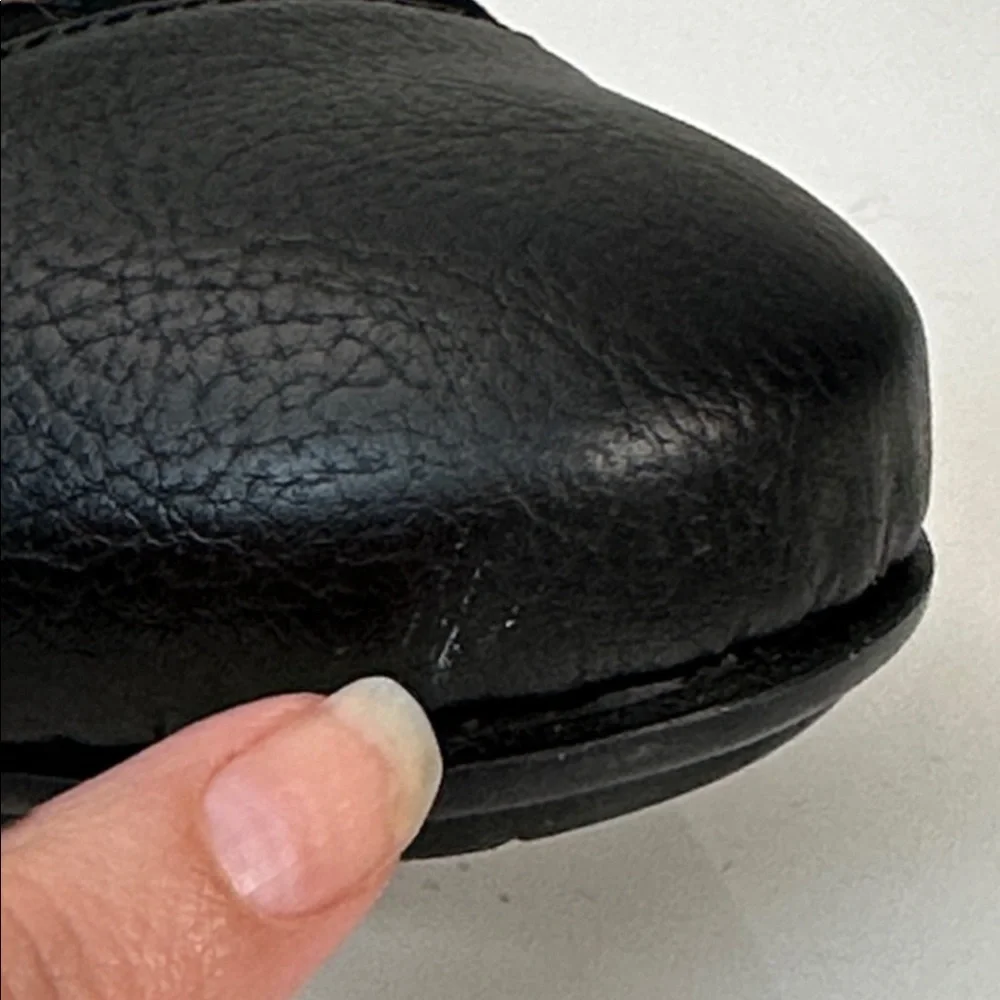 Vionic Prim‎ Tina Cap Toe Ballet Flats Black Size 8